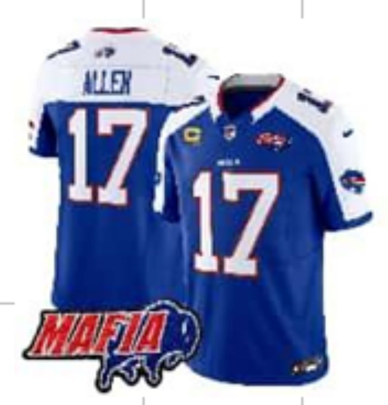 Men Buffalo Bills #17 Allen blue Nike 2025 Limited NFL Jersey style 0033->buffalo bills->NFL Jersey